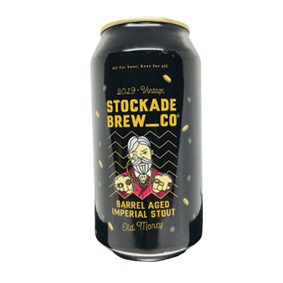 Stockade Old Money BA Imperial Stout 375ml Can Single Craft Beer Stockade Brew Co