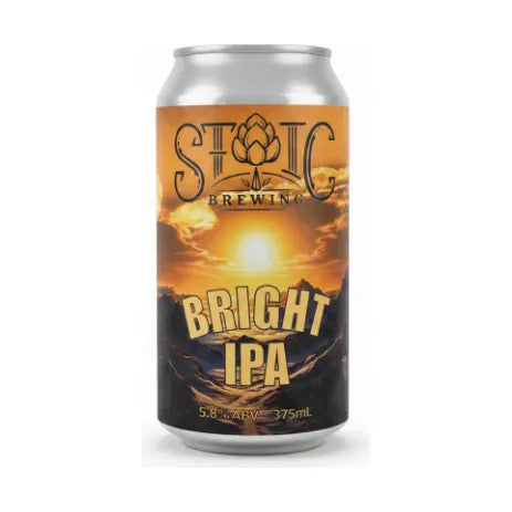 Stoic Bright IPA 375ml Can Craft Beer Stoic
