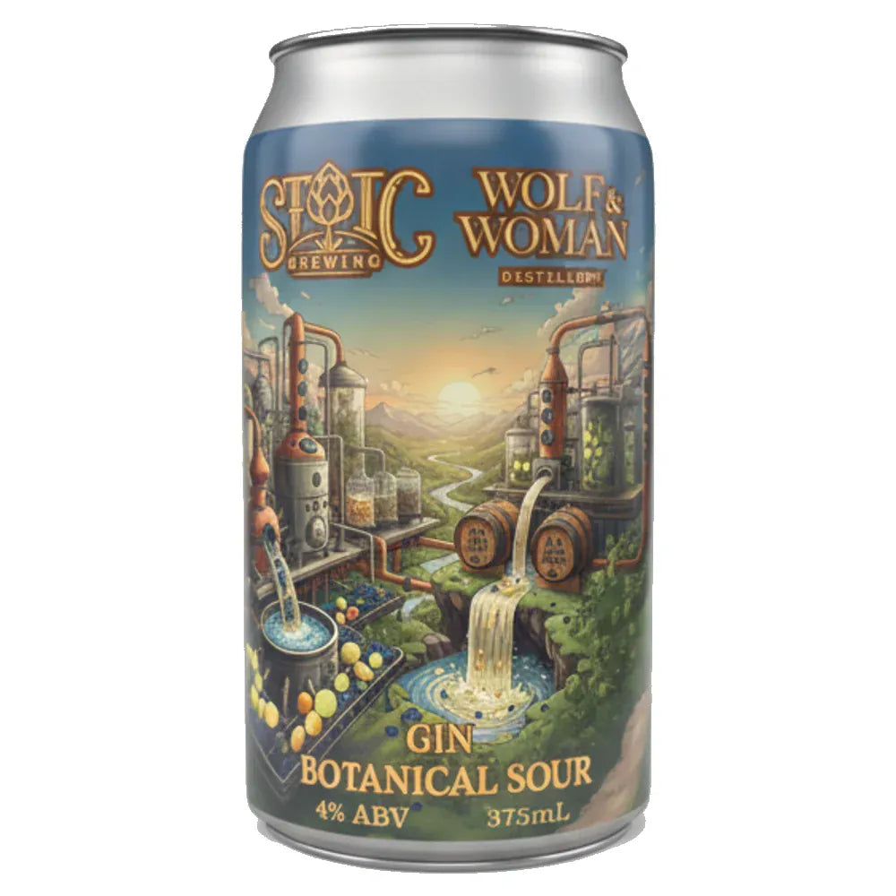 Stoic Gin Botanical Sour 375ml Can Craft Beer Stoic