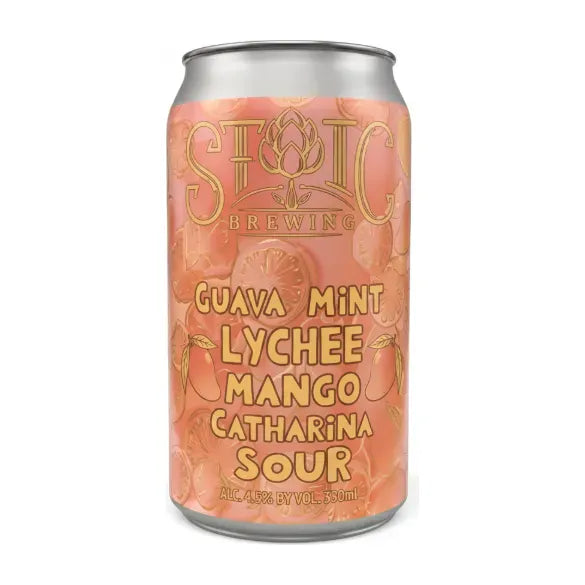 Stoic Guava Mint Lychee Catharina Sour 375ml Can Single Craft Beer Stoic