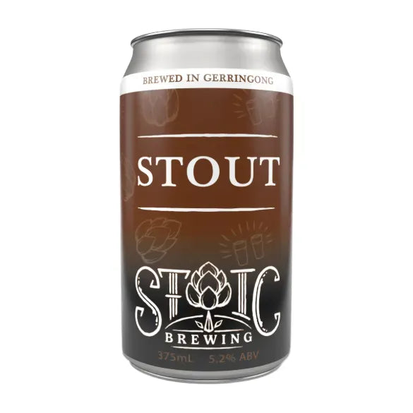 Stoic Stout 375ml Can Craft Beer Stoic