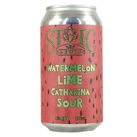 Stoic Watermelon Lime Catharina Sour 375ml Can Single Craft Beer Stoic