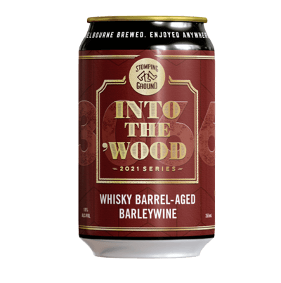 Stomping Ground Into The Wood Whiskey Barrel Aged Barleywine 2021 355ml Can Craft Beer Stomping Ground Brewing