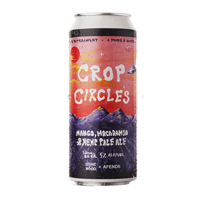 Stone & Wood/Afends Crop Circles Mango, Macadamia & Hemp Pale Ale 500ml Can Craft Beer Stone & Wood