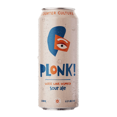 Stone & Wood Counter Culture Plonk! White Wine Inspired Sour Ale 500ml Can Craft Beer Stone & Wood