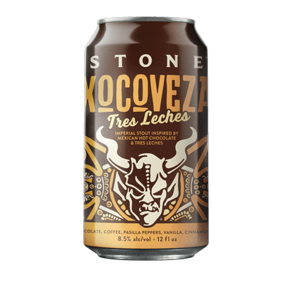 Stone Xocoveza Tres Leches 2021 Imperial Stout w/ Chocolate, Coffee, Pasilla Peppers, Vanilla, Cinnamon, Nutmeg, Rice and Oats 355ml Can Craft Beer Stone