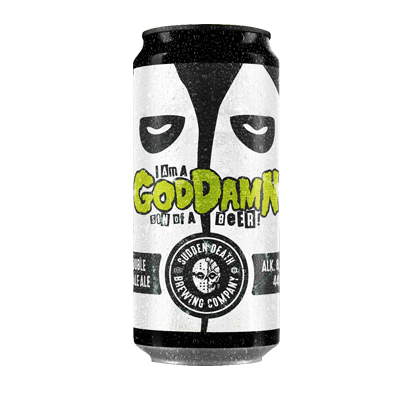 Sudden Death Brewing I Am A Goddam Son Of  A Beer DDH Double IPA 440ml Can Craft Beer Sudden Death