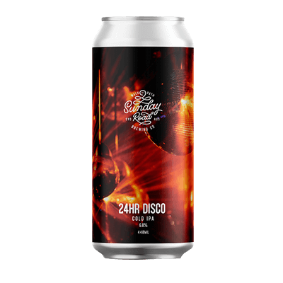 Sunday Road 24HR Disco Cold IPA 440ml Can Craft Beer Sunday Road