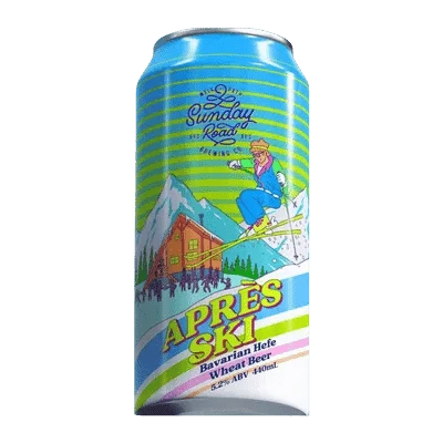 Sunday Road Apres Ski Hefeweizen 440ml Can Craft Beer Sunday Road Brewing