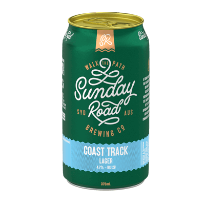 Sunday Road Coast Track Lager Craft Beer Sunday Road Brewing