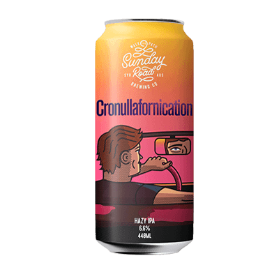 Sunday Road Cronullafornication Oat Cream IPA 440ml Can Craft Beer Sunday Road