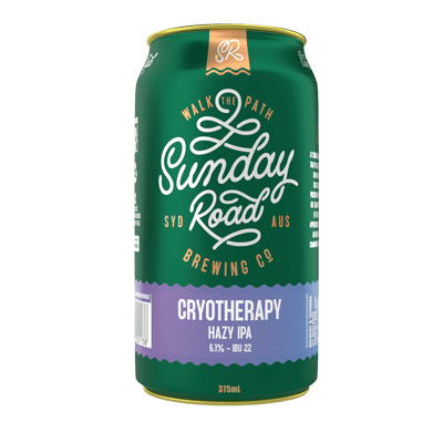 Sunday Road Cryotherapy Hazy IPA Craft Beer Sunday Road Brewing