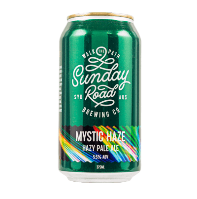 Sunday Road Mystic Haze Hazy Pale Ale 375ml Can Craft Beer Sunday Road