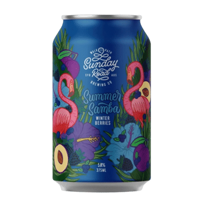 Sunday Road Summer Samba Winter Berries Sour 375ml Can Craft Beer Sunday Road Brewing