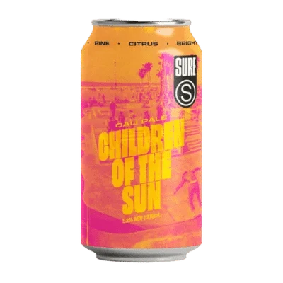 Sure Brewing Children Of The Sun Cali Pale Ale 375ml Can Craft Beer Sure Brewing