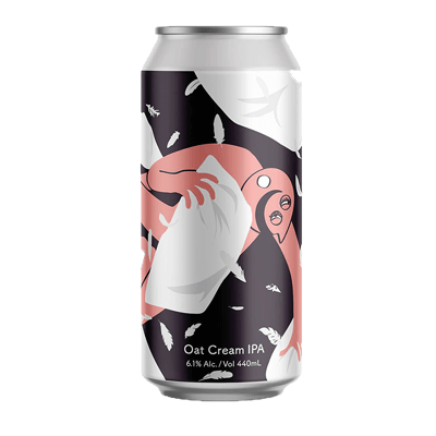 Tallboy and Moose Pillow Fight Oat Cream IPA Craft Beer Tallboy and Moose