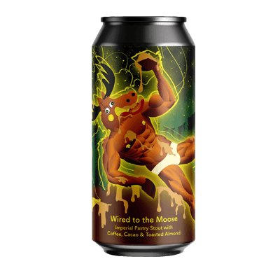 Tallboy and Moose Wired to the Moose Imperial Pastry Stout 440ml Can Tallboy and Moose