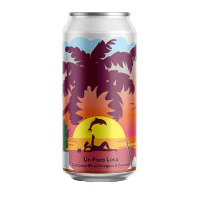 Tallboy & Moose Un Poco Loco Oat Cream IPA Craft Beer Tallboy and Moose