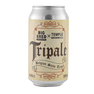 Temple/Big Shed Tripale Belgian Style Ale Temple Brewing Co