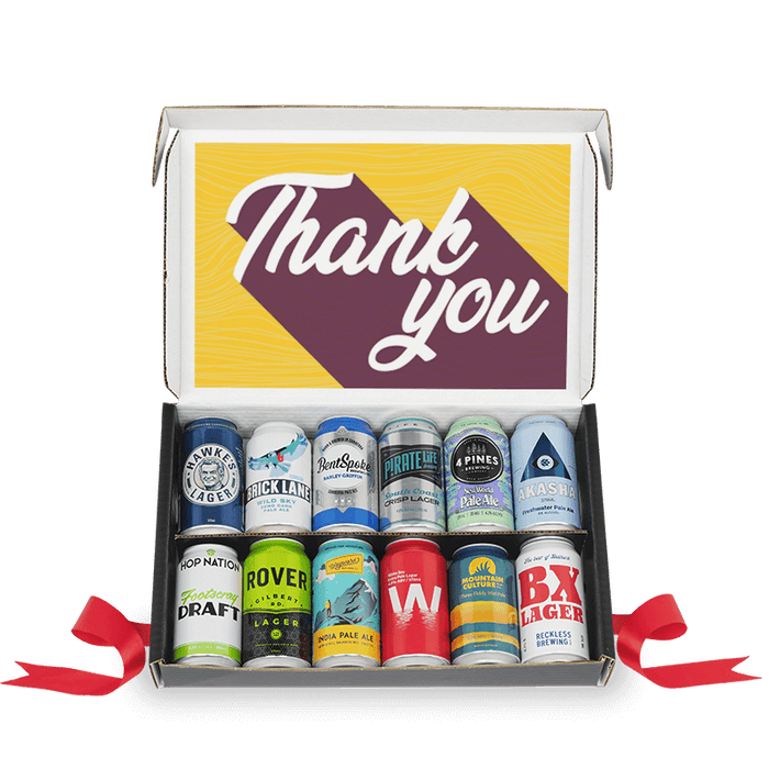 Thank You Beer Box Dozen Brews Core Beer Cartel