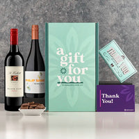 Thank You Duo Wine Hamper Duo Red (Shiraz & Pinot Noir) Gift Packs Brewquets