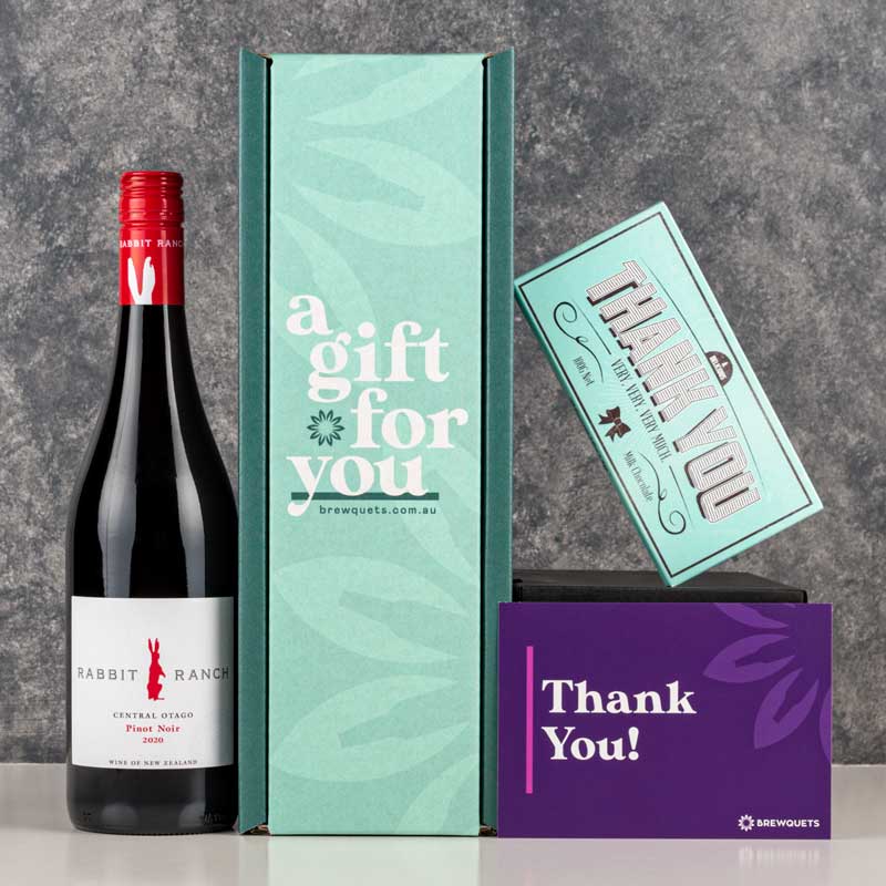 Thank You Wine & Chocolate Hamper Brewquets