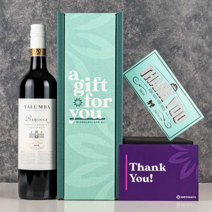 Thank You Wine & Chocolate Hamper Brewquets