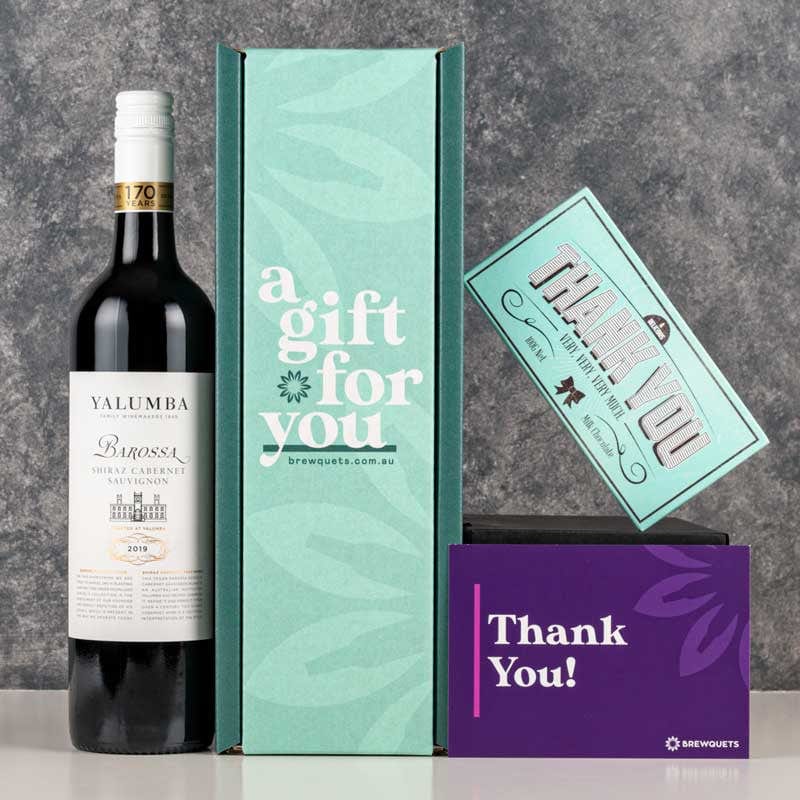 Thank You Wine & Chocolate Hamper Brewquets