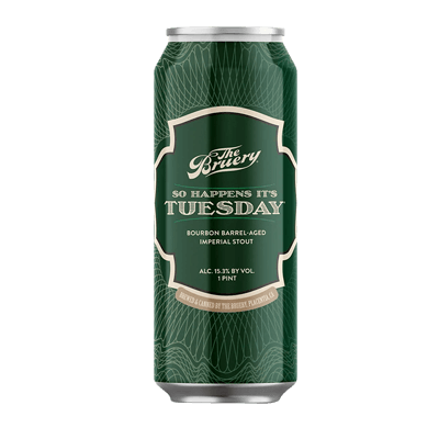 The Bruery So Happens It's Tuesday Bourbon Barrel Aged Imperial Stout 473ml  Can Craft Beer The Bruery
