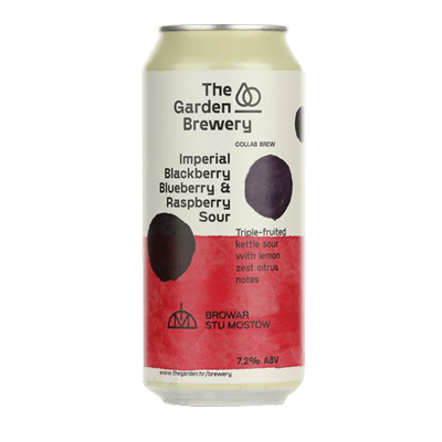 The Garden Imperial Blackberry, Blueberry & Raspberry Sour Ale Craft Beer The Garden Brewery