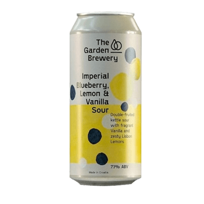 The Garden Imperial Blueberry Lemon & Vanilla Sour 440ml Can Craft Beer The Garden