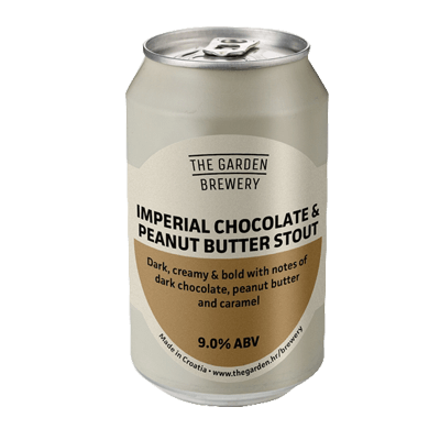 The Garden Imperial Chocolate & Peanut Butter Stout Single Craft Beer The Garden Brewery