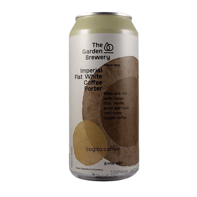 The Garden Imperial Flat White Coffee Porter 440ml Can Craft Beer The Garden Brewery