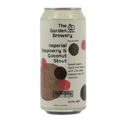 The Garden Imperial Raspberry & Coconut Stout 440ml Can Craft Beer The Garden