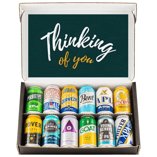 Thinking Of You Beer Gift Pack Dozen Brews Core Beer Cartel