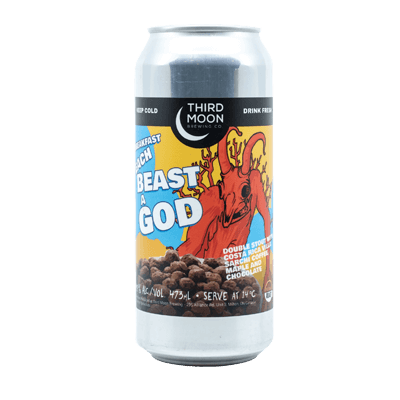 Third Moon Brewing Breakfast Each Beast A God Coffee, Maple & Chocolate Double Stout 473ml Can Craft Beer Third Moon Brewing