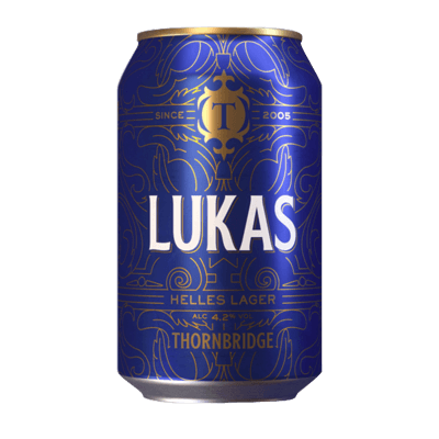 Thornbridge Lukas Helles Lager Craft Beer Thornbridge Brewery
