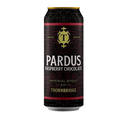 Thornbridge Pardus Raspberry Chocolate Imperial Stout 440ml Can Craft Beer Thornbridge Brewery