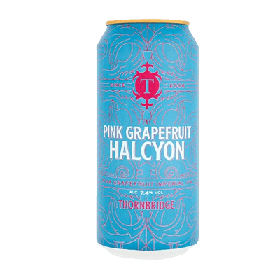 Thornbridge Pink Grapefruit Halcyon Imperial IPA Craft Beer Thornbridge Brewery