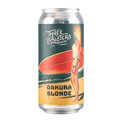 Three Sisters Oakura Blonde 440ml Can Craft Beer Three Sisters Brewery