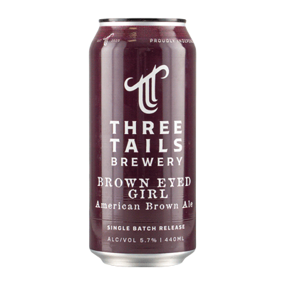 Three Tails Brown Eyed Girl American Brown Ale 440ml Can Craft Beer Three Tails Brewery