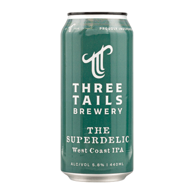 Three Tails The Superdelic West Coast IPA 440ml Can Craft Beer Three Tails Brewery