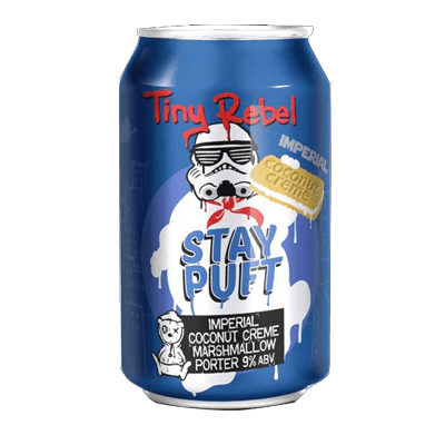 Tiny Rebel Stay Puft Imperial Coconut Creme Porter Single Craft Beer Tiny Rebel Brewing Co