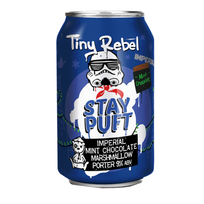 Tiny Rebel Stay Puft Imperial Mint Chocolate Porter Craft Beer Tiny Rebel Brewing Co