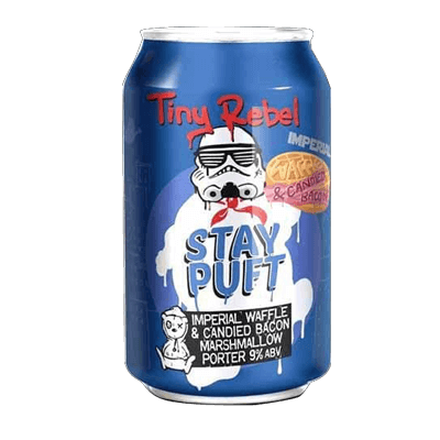 Tiny Rebel Stay Puft Imperial Waffle & Candied Bacon Porter Single Craft Beer Tiny Rebel Brewing Co