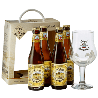 Tripel Karmeliet Gift Pack Glassware Bosteels Brewery