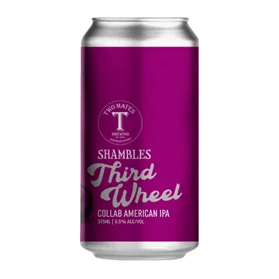 Two Mates x Shambles Third Wheel American IPA 375ml Can Craft Beer Shambles Brewery