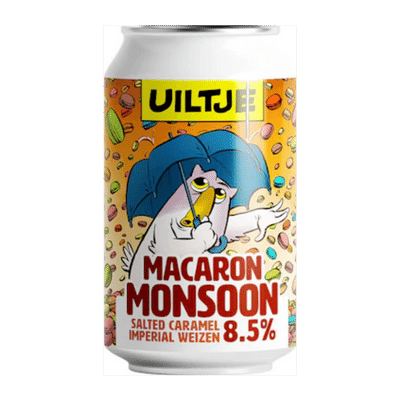 Uiltje Macaroon Monsoon Salted Caramel Imperial Weizen 330ml Can Craft Beer Uiltje Brewing Co.