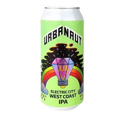 Urbanaut Brewing Electric City West Coast IPA 440ml Can Craft Beer Urbanaut