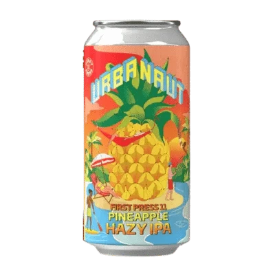 Urbanaut First Press 11 Pineapple Hazy IPA 440ml Can Craft Beer Urbanaut